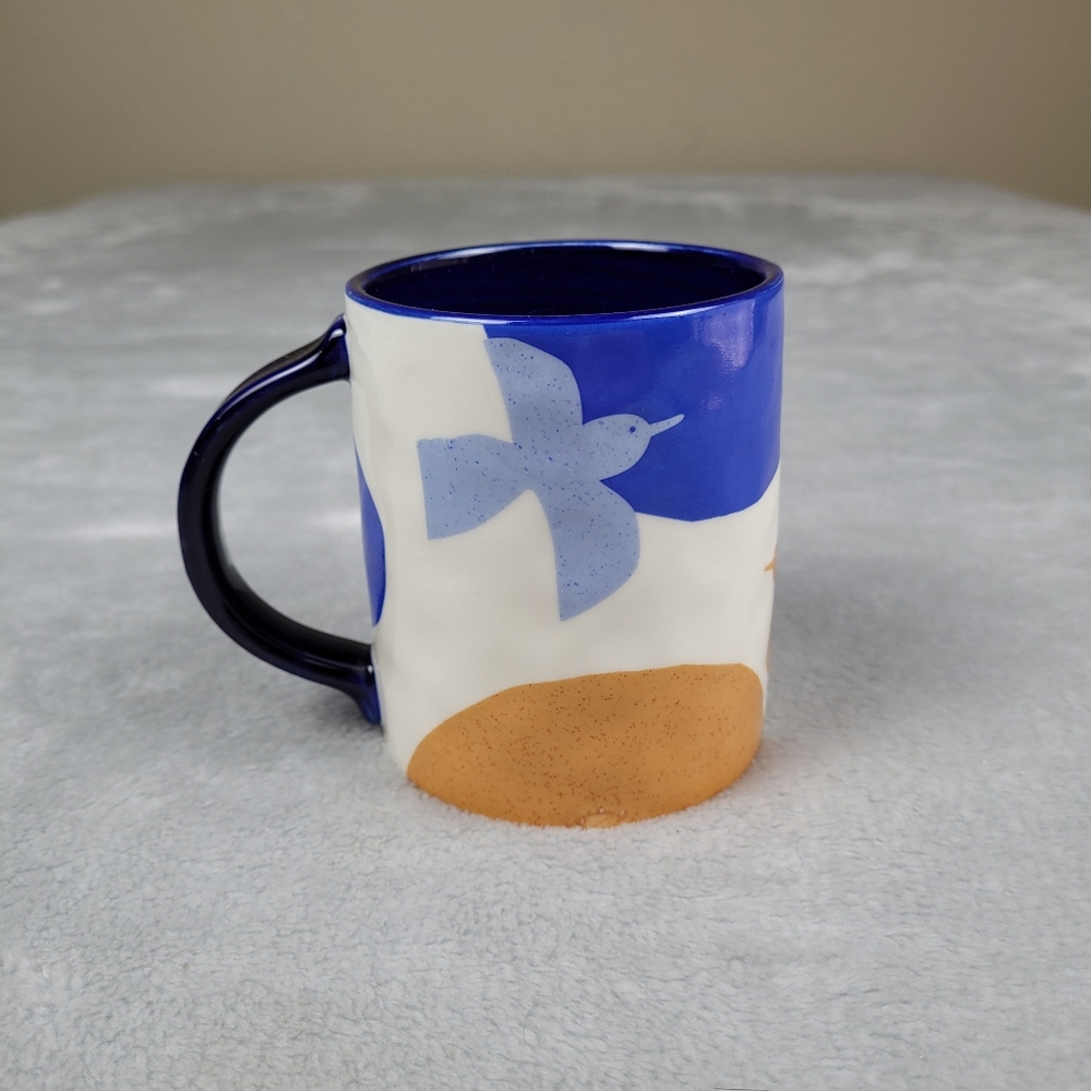 Anthropologie Mug Jen B Peters Be Free Birds - Picture 3 of 8